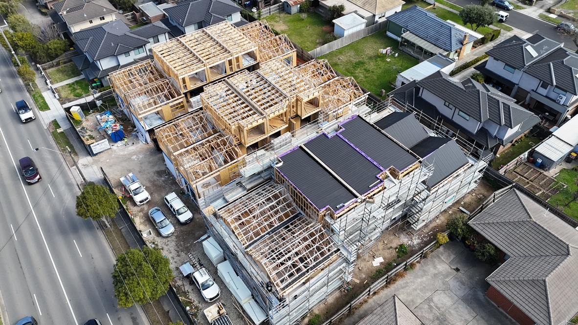 Multi-residential development under construction